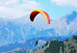 Paragliding in Bandla, Bilaspur 5 Paragliding at Bir-Billing Valley